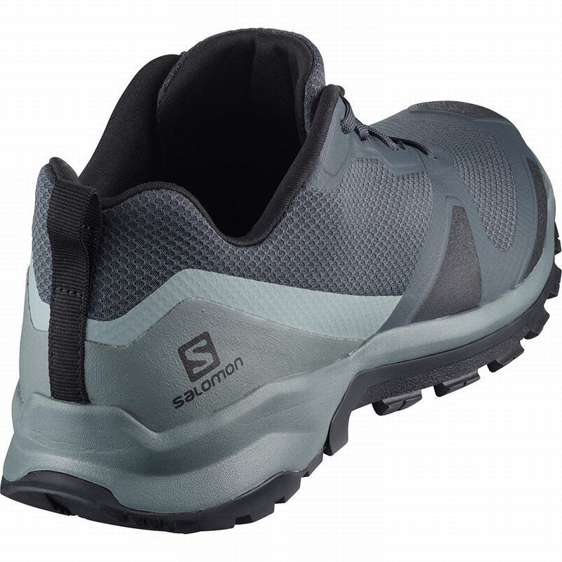 Dark Blue / Black Men's Salomon XA COLLIDER Hiking Shoes | 713-KRNEDZ