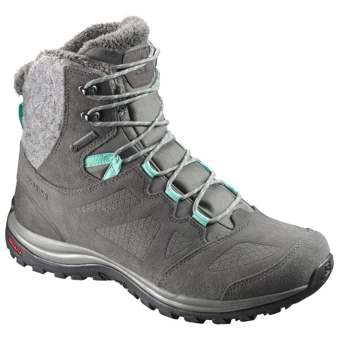 Dark Grey Men\'s Salomon ELLIPSE GTX Winter Boots | 718-VHYCTL