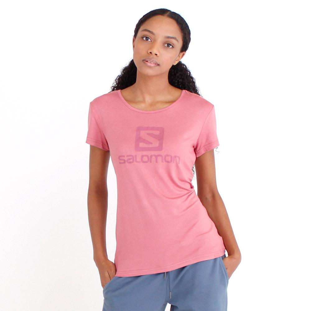 Fuchsia Women's Salomon WARRIOR SS TE W T Shirts | 812-KWSPQH