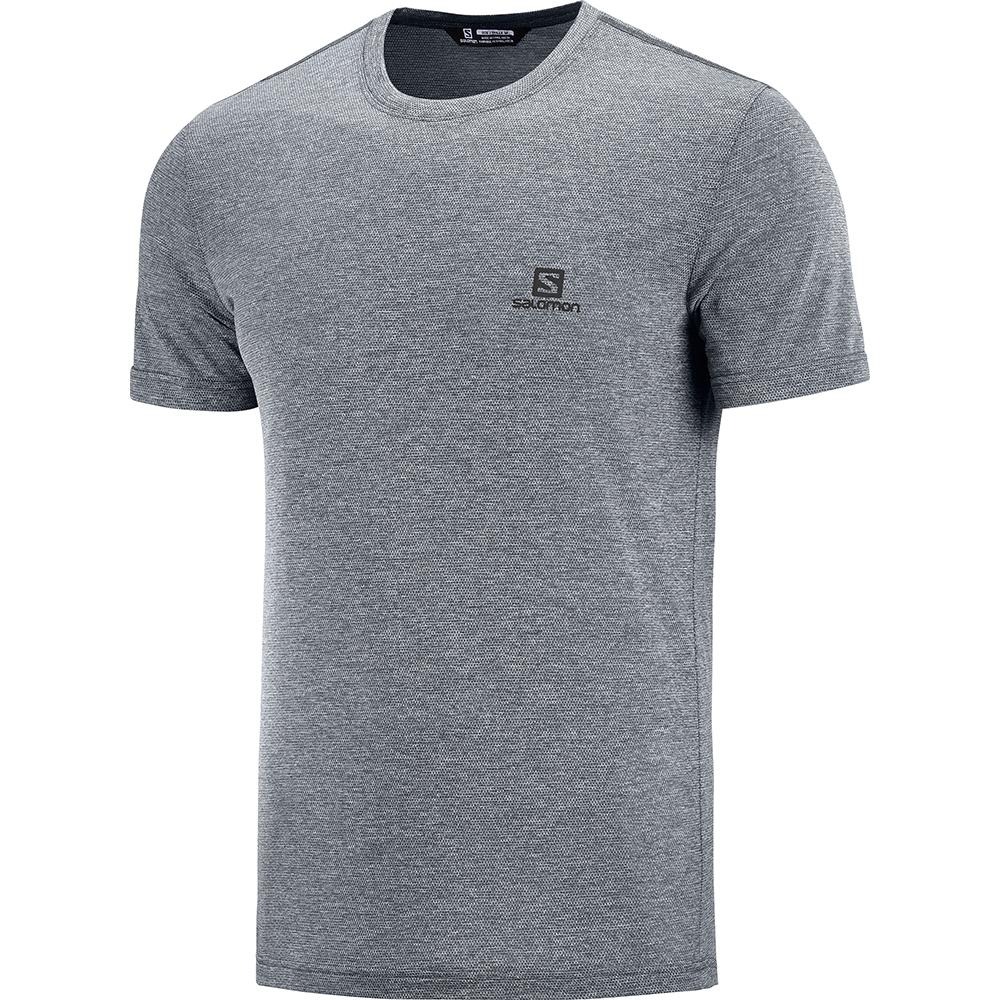 Green Men's Salomon EXPLORE PIQUE SS M T Shirts | 658-PQIGAK