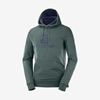 Green Men's Salomon SHIFT HOODIE M Midlayers | 814-LUGITM