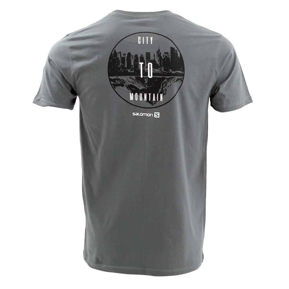 Green Men's Salomon UNDERWORLD SS M T Shirts | 485-VISGBU