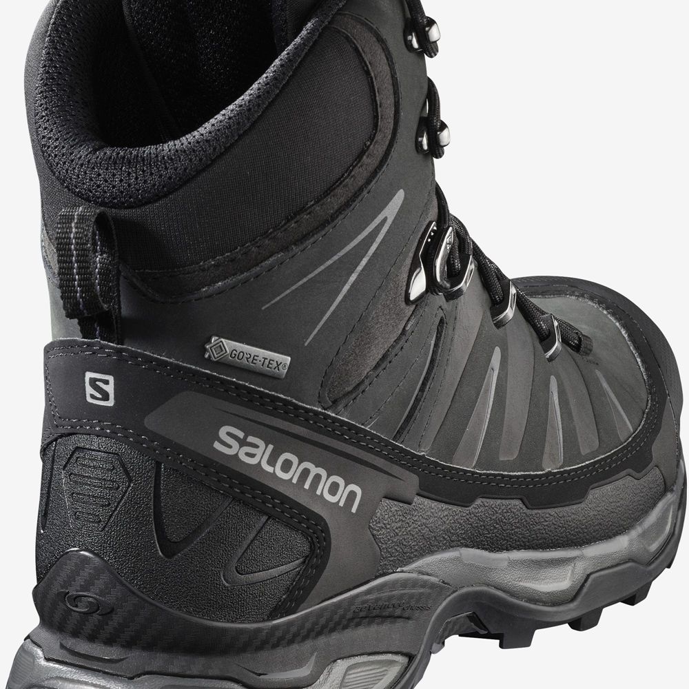 Green Men's Salomon X ULTRA TREK GORE-TEX Hiking Boots | 723-OSLJRC