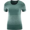 Green Women's Salomon ELEVATE MOVE'ON W T Shirts | 074-SMQRJU