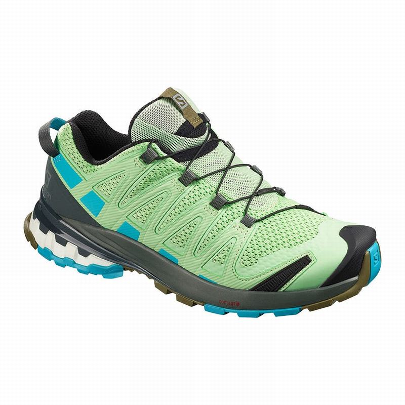 Green Women\'s Salomon XA PRO 3D V8 Trail Running Shoes | 415-IFGWHP