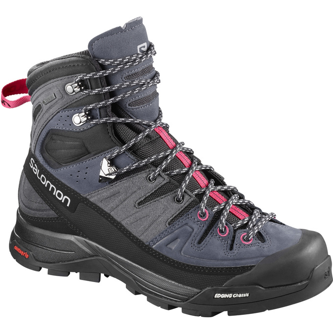 Grey / Black Men\'s Salomon X ALP HIGH LTR GTX W Hiking Boots | 561-KNODAC