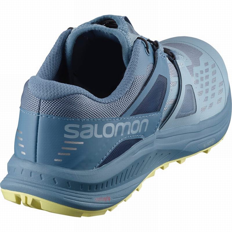 Grey Blue Women's Salomon ULTRA W /PRO Trail Running Shoes | 095-BINSWM