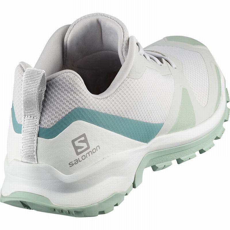 Grey / Light Turquoise Grey Women's Salomon XA COLLIDER W Trail Running Shoes | 794-UZXRQH