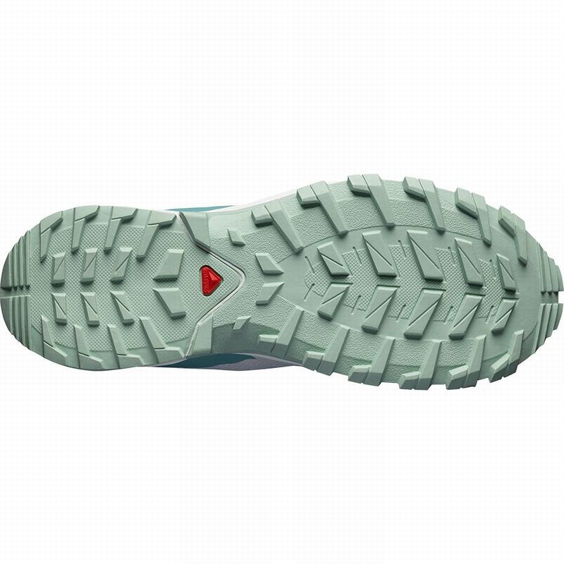 Grey / Light Turquoise Grey Women's Salomon XA COLLIDER W Trail Running Shoes | 794-UZXRQH