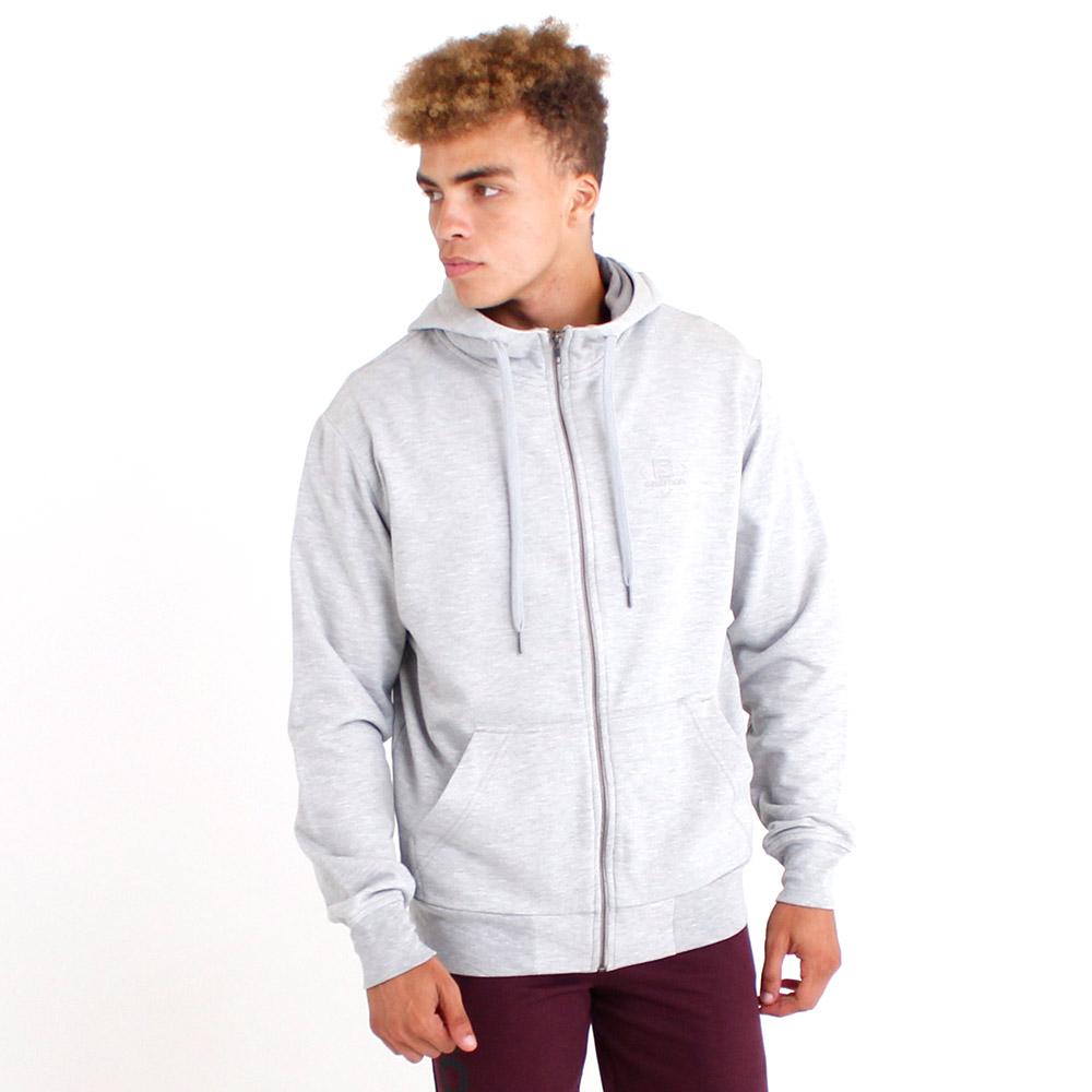 Grey Men's Salomon SHIFTED ZIP THRU M Sweatshirt | 579-DKFZQG