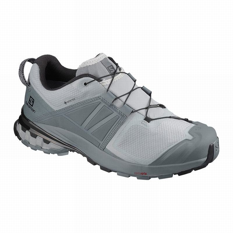 Grey Men\'s Salomon XA WILD GORE-TEX Trail Running Shoes | 520-ZOWPLJ