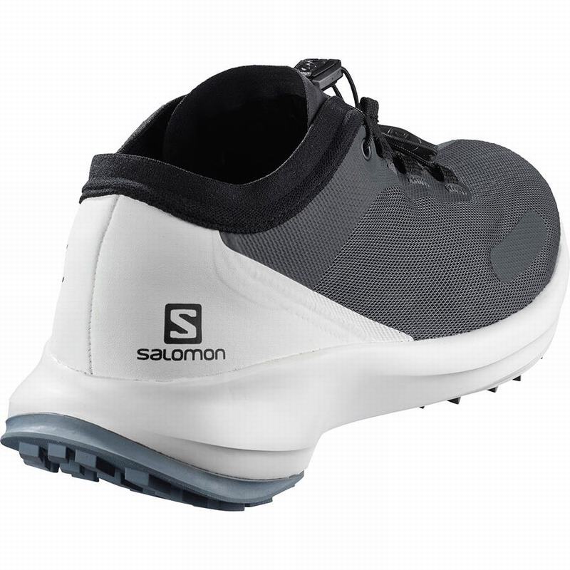 Grey / White Women's Salomon SENSE FEEL W Trail Running Shoes | 238-KOYMLX