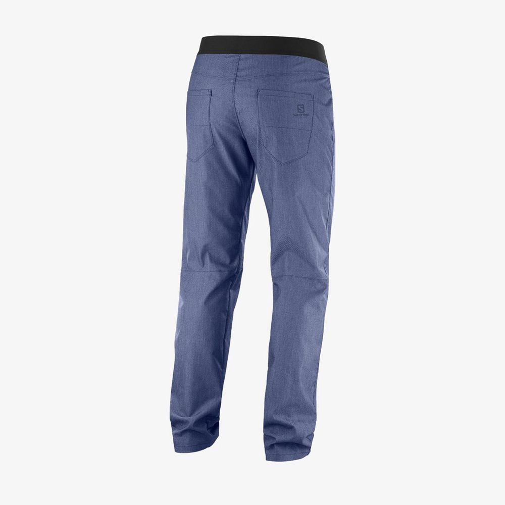 Indigo Men's Salomon WAYFARER TAPERED DENIM Pants | 931-NYHDXG