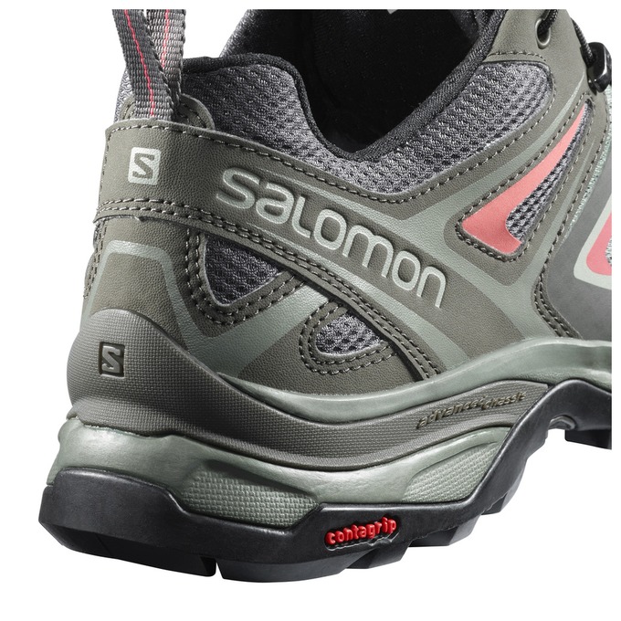 Light Turquoise / Black Women's Salomon X ULTRA 3 W Hiking Shoes | 491-KAOURB