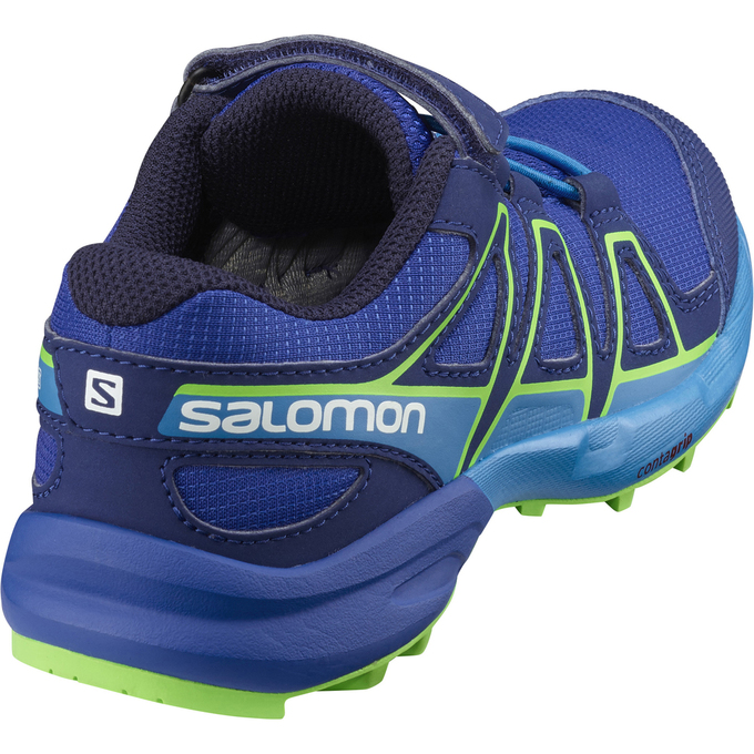 Light Turquoise Kids' Salomon SPEEDCROSS BUNGEE K Trail Running Shoes | 038-NOLUIS