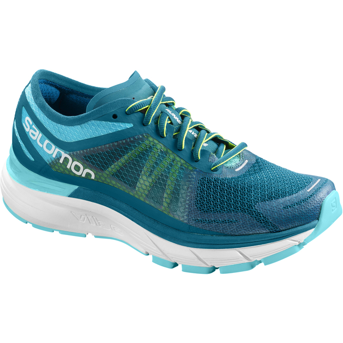 Light Turquoise Women\'s Salomon SONIC RA MAX W Running Shoes | 954-VJKBPD