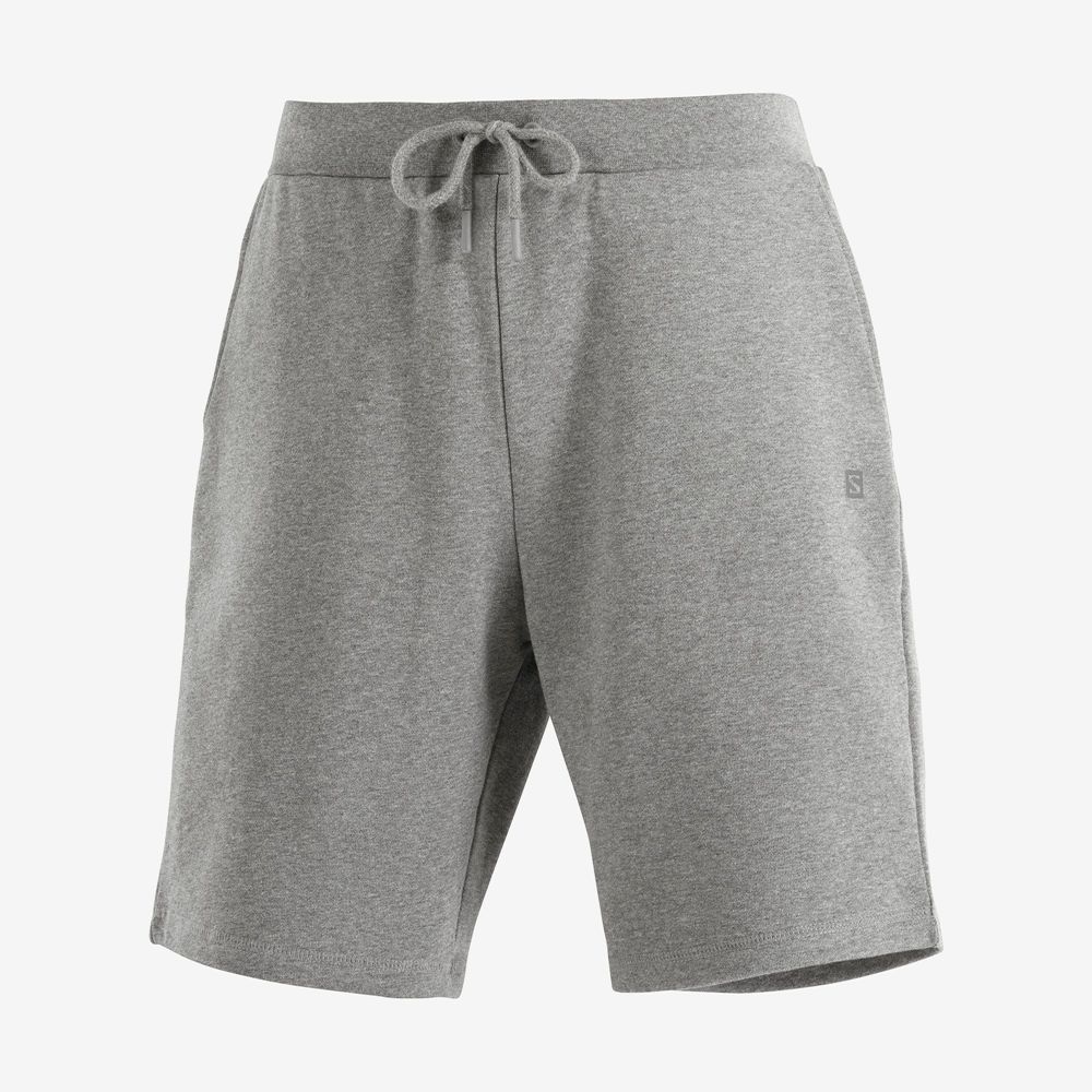 Mid Grey Men's Salomon OUTLIFE TRACK M Shorts | 419-OCPQND