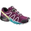 Navy / Black Women's Salomon SPEEDCROSS 4 WIDE W Trail Running Shoes | 520-ZLECND