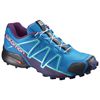 Navy / Black Women's Salomon SPEEDCROSS 4 WIDE W Trail Running Shoes | 520-ZLECND