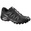 Navy / Black Women's Salomon SPEEDCROSS 4 WIDE W Trail Running Shoes | 520-ZLECND