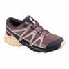 Navy / Blue Kids' Salomon SPEEDCROSS CLIMASALOMON WATERPROOF Trail Running Shoes | 068-JVCPLN