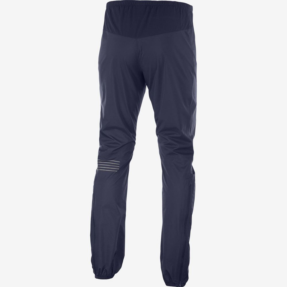 Navy Men's Salomon BONATTI WP UNISEX Pants | 180-BFITYS