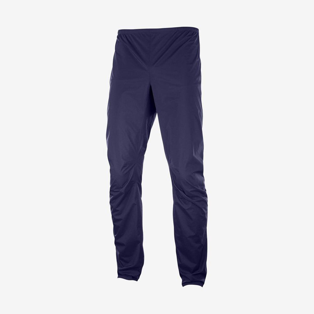 Navy Men's Salomon BONATTI WP UNISEX Pants | 180-BFITYS