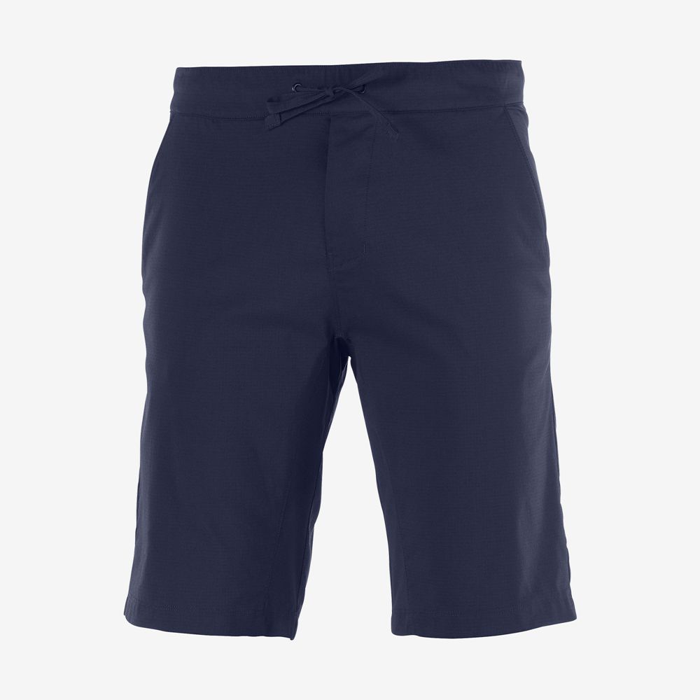 Navy Men's Salomon EXPLORE M Shorts | 863-LQPSTA