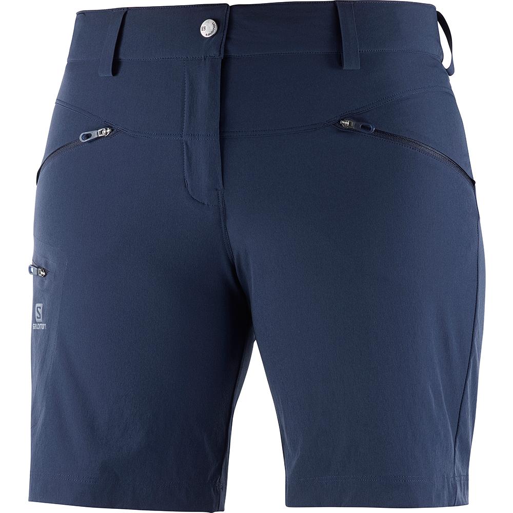 Navy Women\'s Salomon WAYFARER W Shorts | 127-ZKOXSD