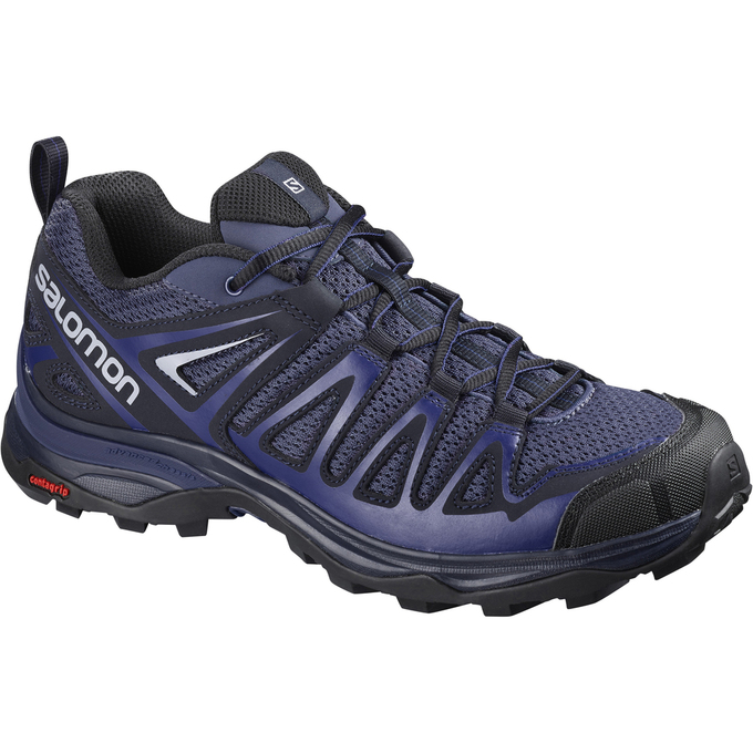 Navy Women\'s Salomon X ULTRA 3 PRIME W Hiking Shoes | 907-KYIJNB