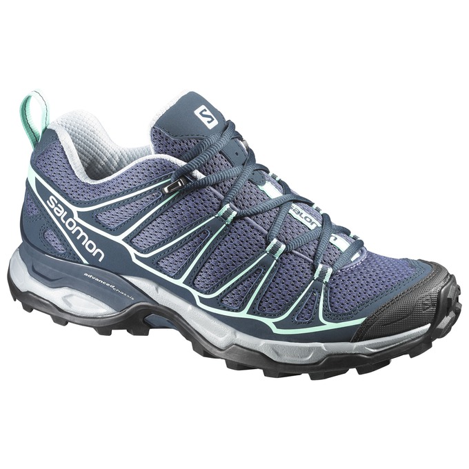 Navy Women\'s Salomon X ULTRA PRIME W Hiking Shoes | 901-KEQBNG