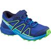 Navy / Yellow Kids' Salomon SPEEDCROSS BUNGEE K Trail Running Shoes | 429-NURTHZ