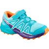 Navy / Yellow Kids' Salomon SPEEDCROSS BUNGEE K Trail Running Shoes | 429-NURTHZ