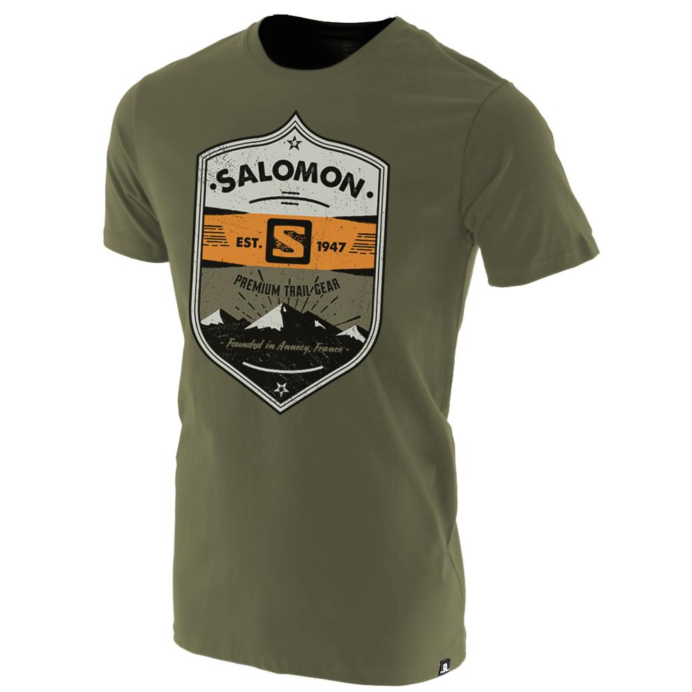 Olive Kids\' Salomon ISLA SS B T Shirts | 219-PUTSJI