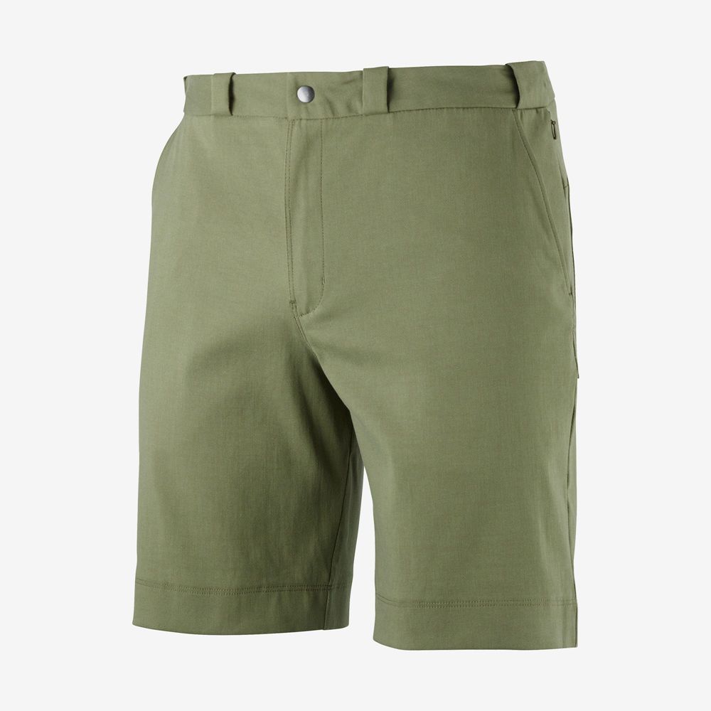 Olive Men's Salomon OUTLIFE CHINO M Shorts | 079-TSKCQP