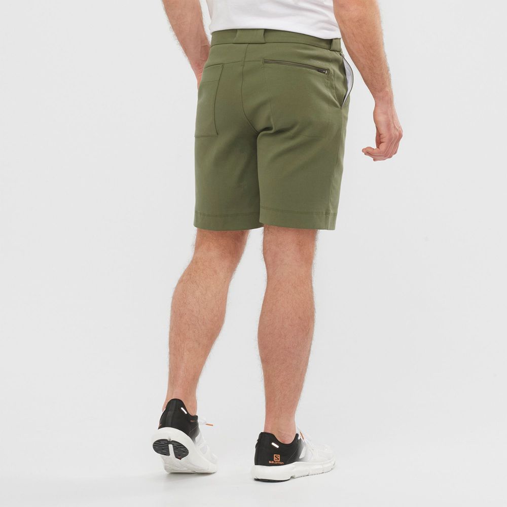 Olive Men's Salomon OUTLIFE CHINO M Shorts | 079-TSKCQP