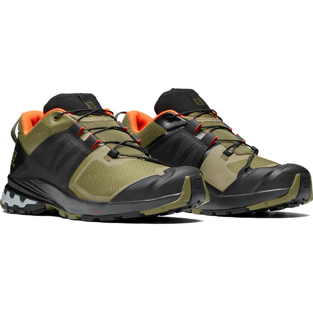 Olive Men's Salomon XA WILD Trail Running Shoes | 036-ZYDNEQ