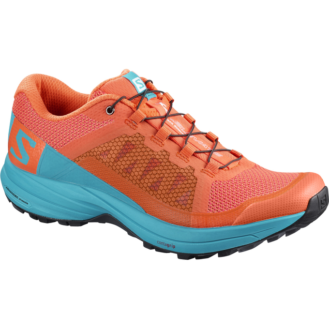 Orange / Blue Women\'s Salomon XA ELEVATE W Trail Running Shoes | 927-ZHVXSM