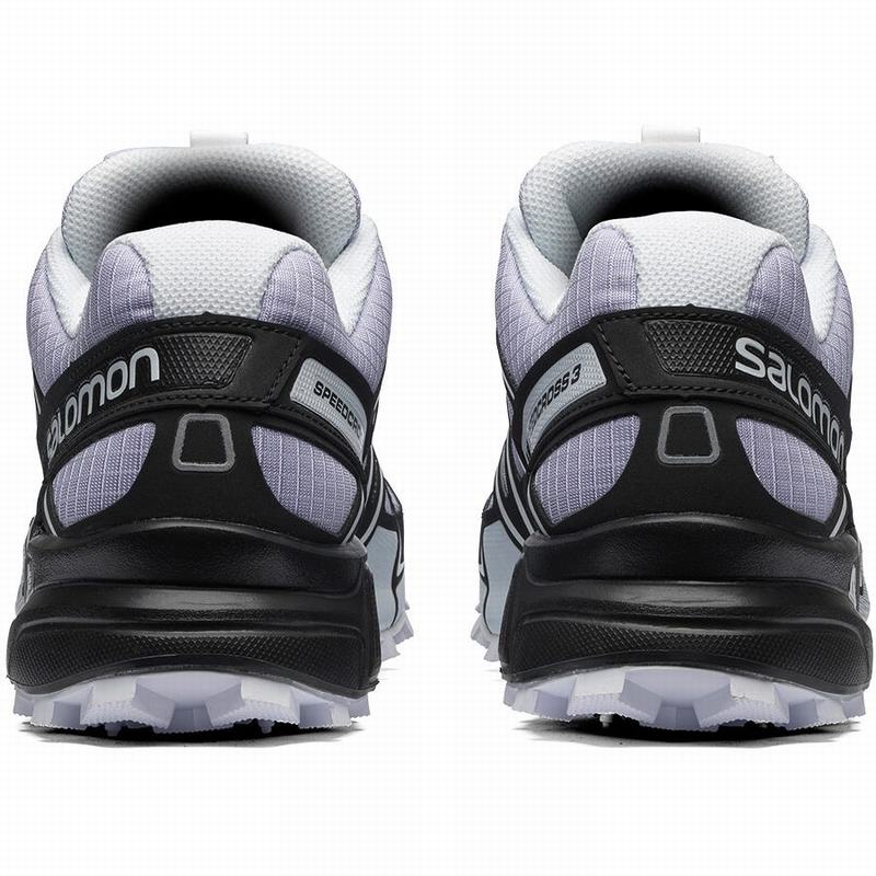 Purple / Black Men's Salomon SPEEDCROSS 3 Trail Running Shoes | 568-YWUBVF