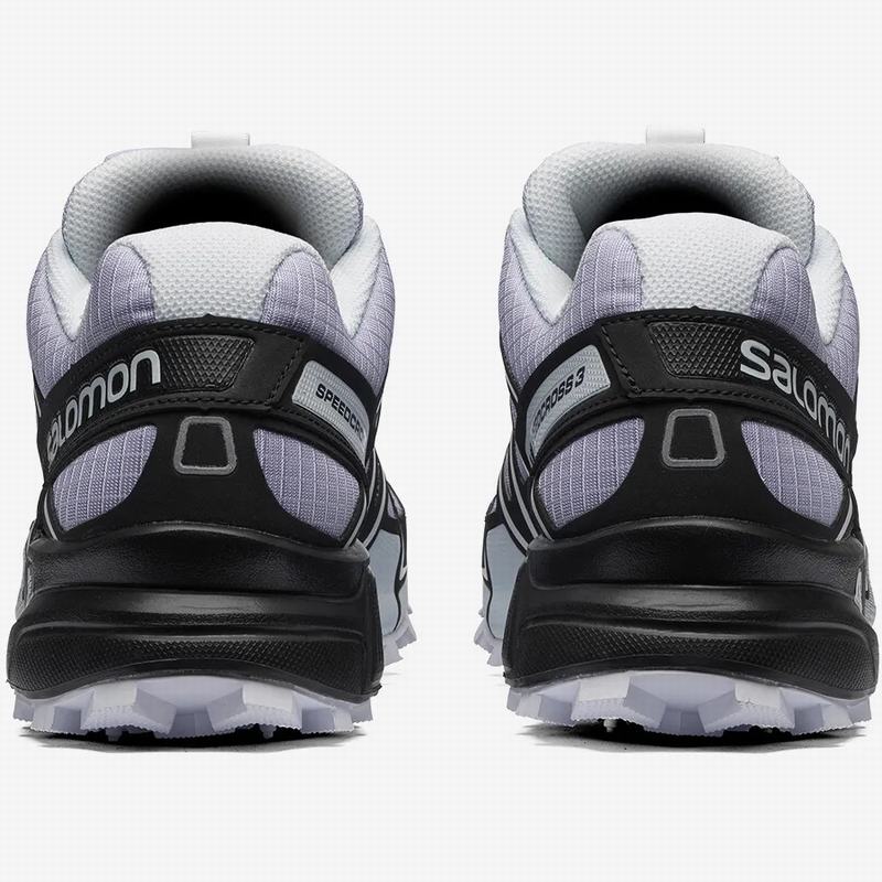 Purple / Black Women's Salomon SPEEDCROSS 3 Trail Running Shoes | 904-WHALRT