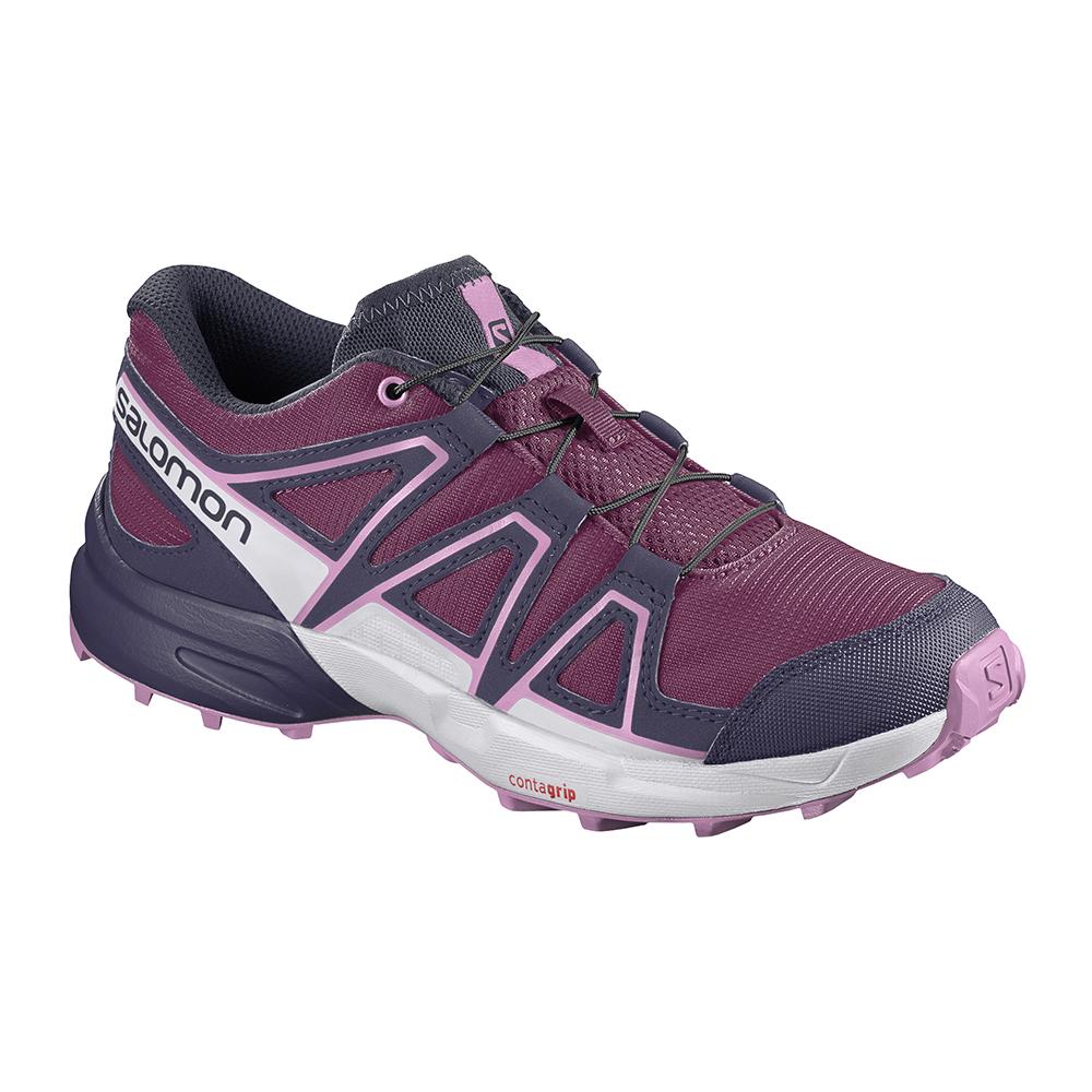 Purple Kids' Salomon SPEEDCROSS J Trail Running Shoes | 056-XAPJIR