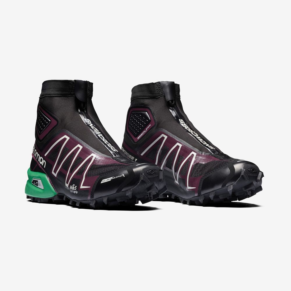 Purple Men's Salomon SNOWCROSS ADVANCED Sneakers | 418-VXAOEK