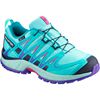 Purple / Orange Kids' Salomon XA PRO 3D CSWP K Trail Running Shoes | 847-OVIWDN