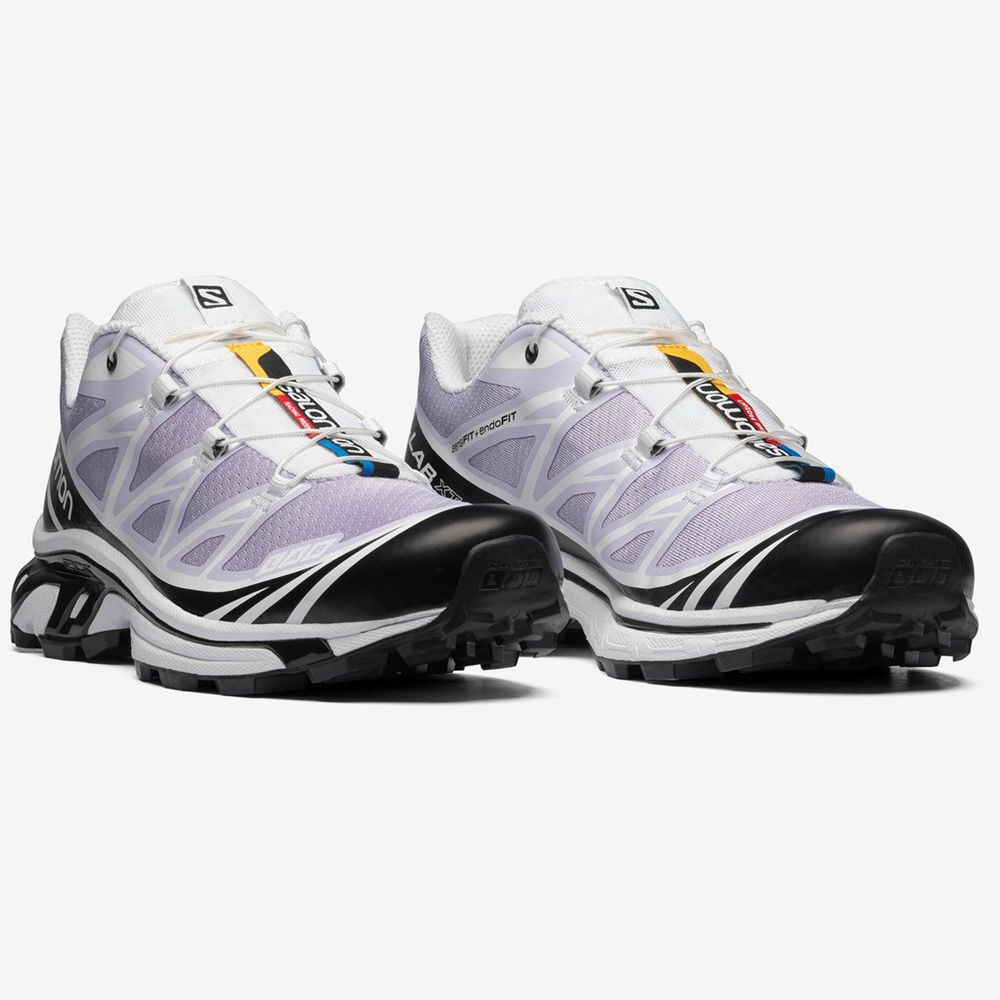 Purple Women's Salomon XT-6 Sneakers | 179-TFHKND