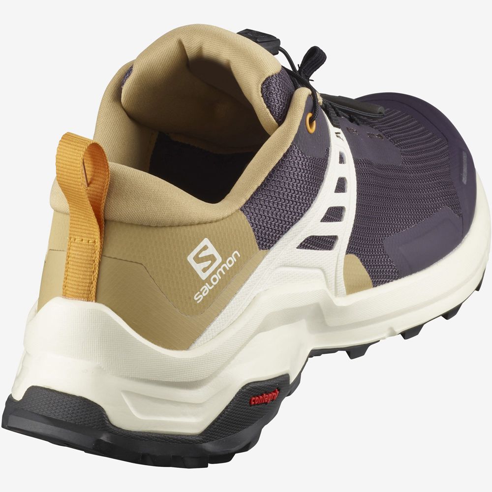 Purple Women's Salomon X RAISE Hiking Shoes | 854-VDQSUX