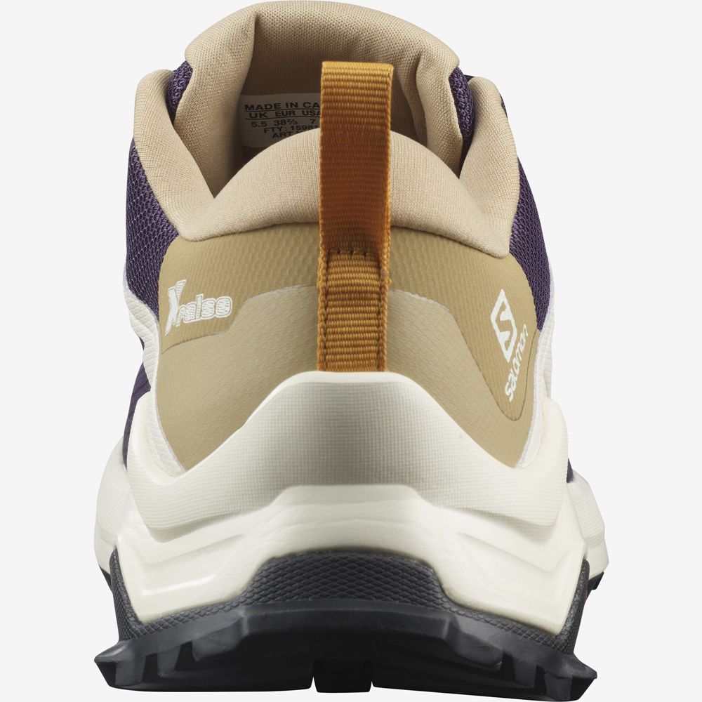 Purple Women's Salomon X RAISE Hiking Shoes | 854-VDQSUX