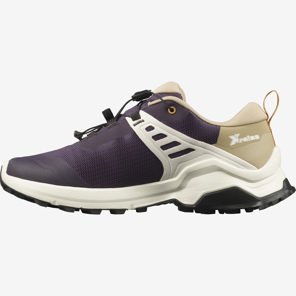 Purple Women\'s Salomon X RAISE Hiking Shoes | 854-VDQSUX