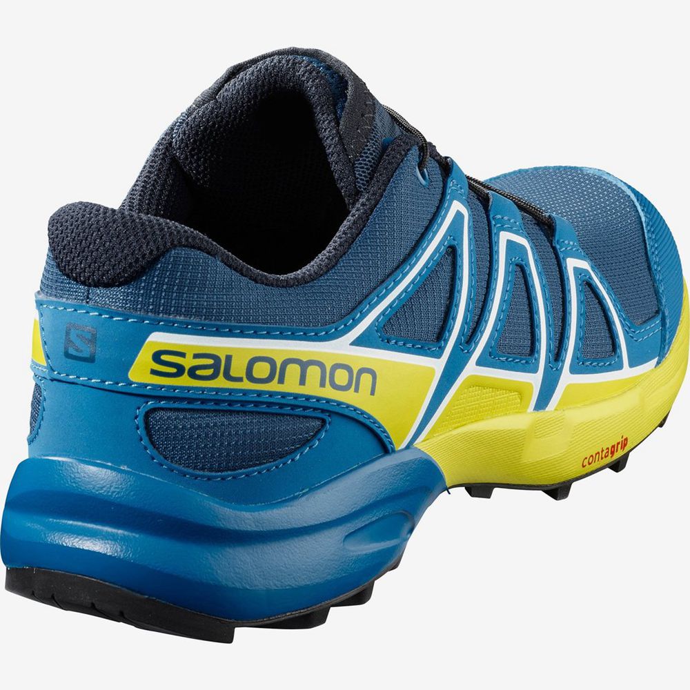 Red Kids' Salomon SPEEDCROSS S JUNIOR Trail Running Shoes | 160-RQDULC