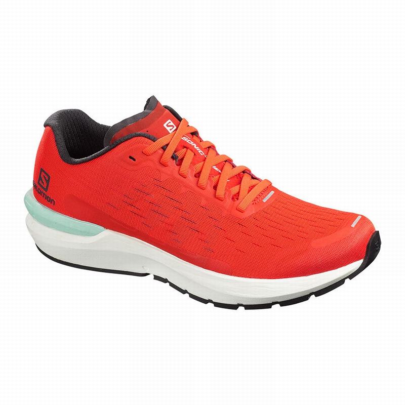 Red Men\'s Salomon SONIC 3 BALANCE Running Shoes | 057-AKHLMN