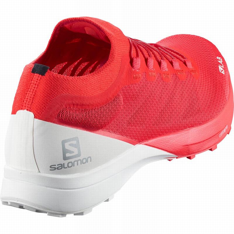 Red / White Women's Salomon S/LAB SENSE 8 Trail Running Shoes | 397-UJAGMC